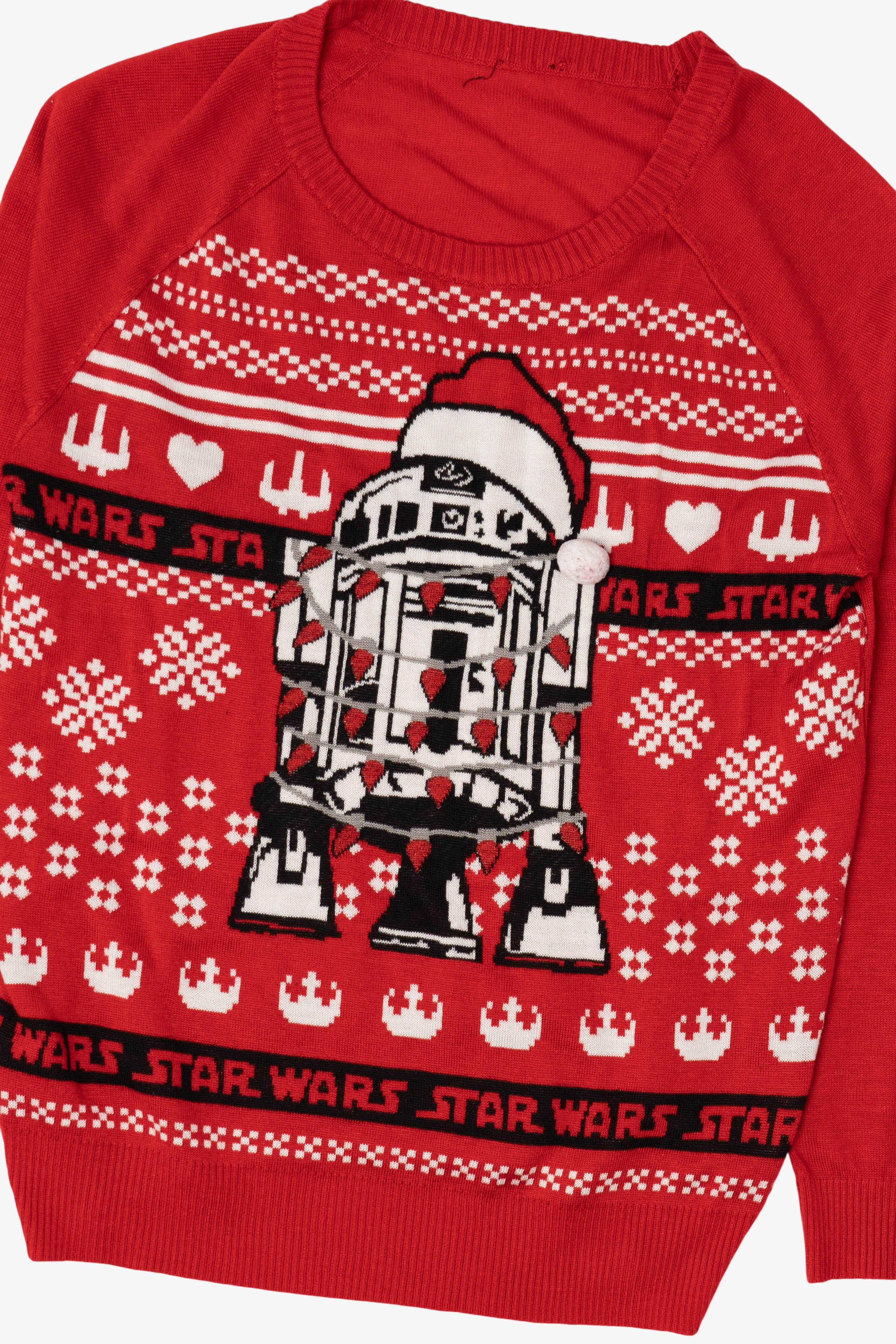Red Star Wars R2-D2 Ugly Christmas Pullover (2010s)