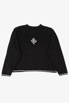 Vintage Black Karen Scott Snowmen Ugly Christmas Pullover (1990s)