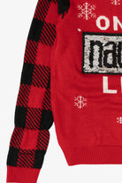 Red "I'm On The Naughty/Nice List" Ugly Christmas Pullover (2010s)