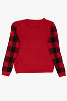 Red "I'm On The Naughty/Nice List" Ugly Christmas Pullover (2010s)
