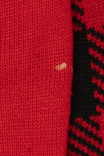 Red "I'm On The Naughty/Nice List" Ugly Christmas Pullover (2010s)