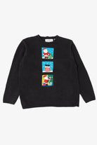 Vintage Black Marisa Christina Santa Ugly Christmas Pullover (2000s)