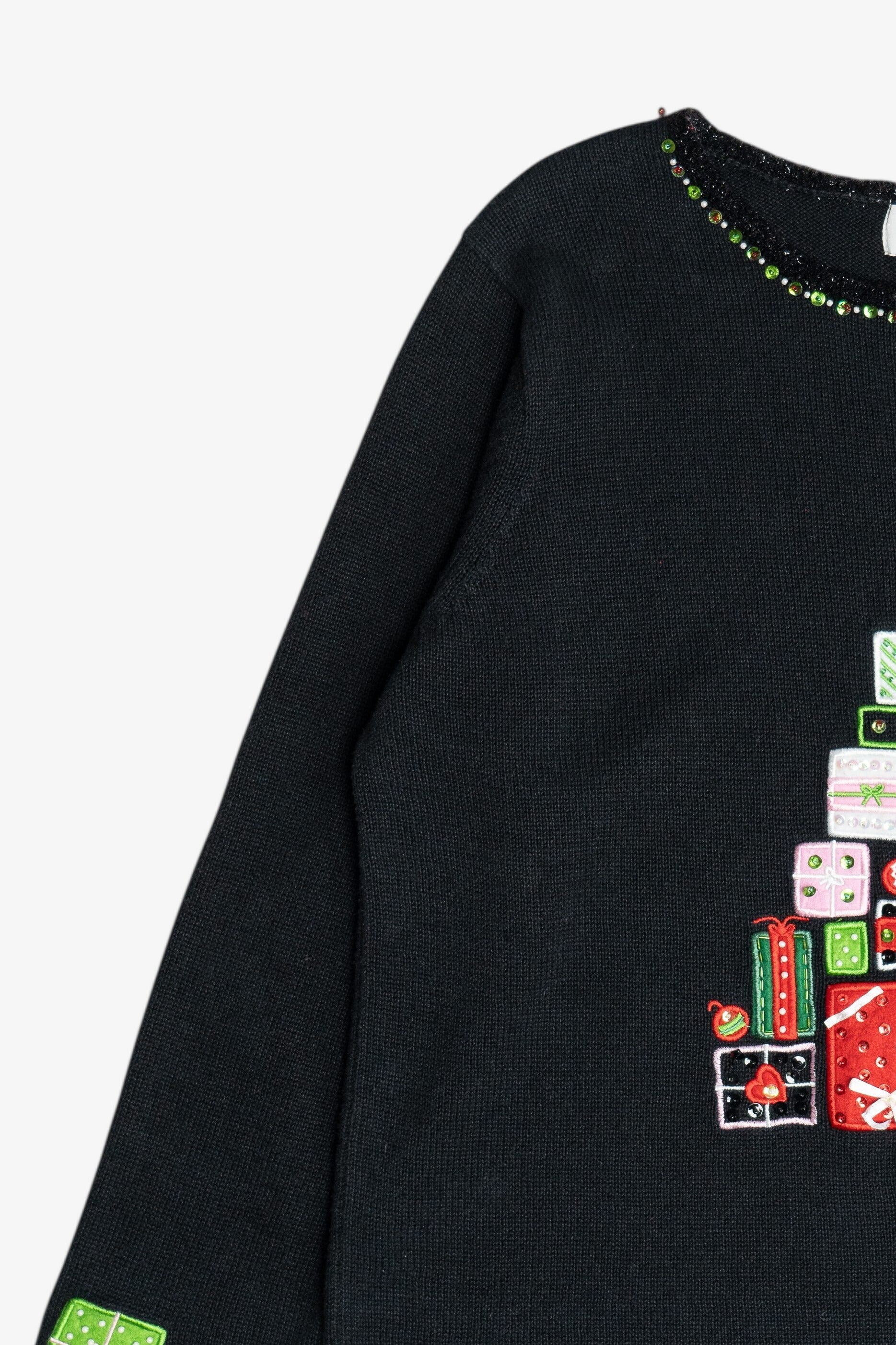 Vintage Tiara International Presents Ugly Christmas Sweater (2000s)