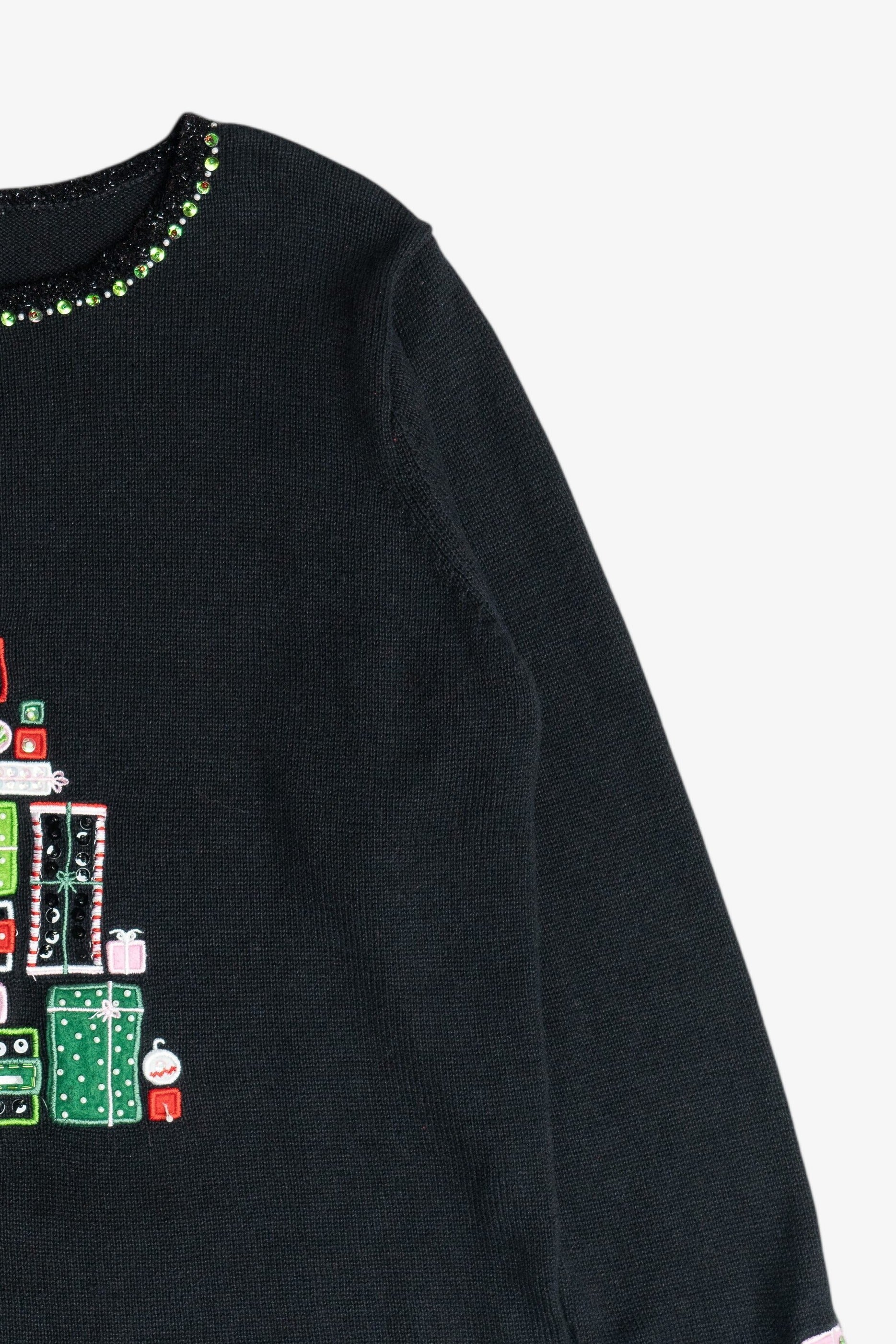Vintage Tiara International Presents Ugly Christmas Sweater (2000s)