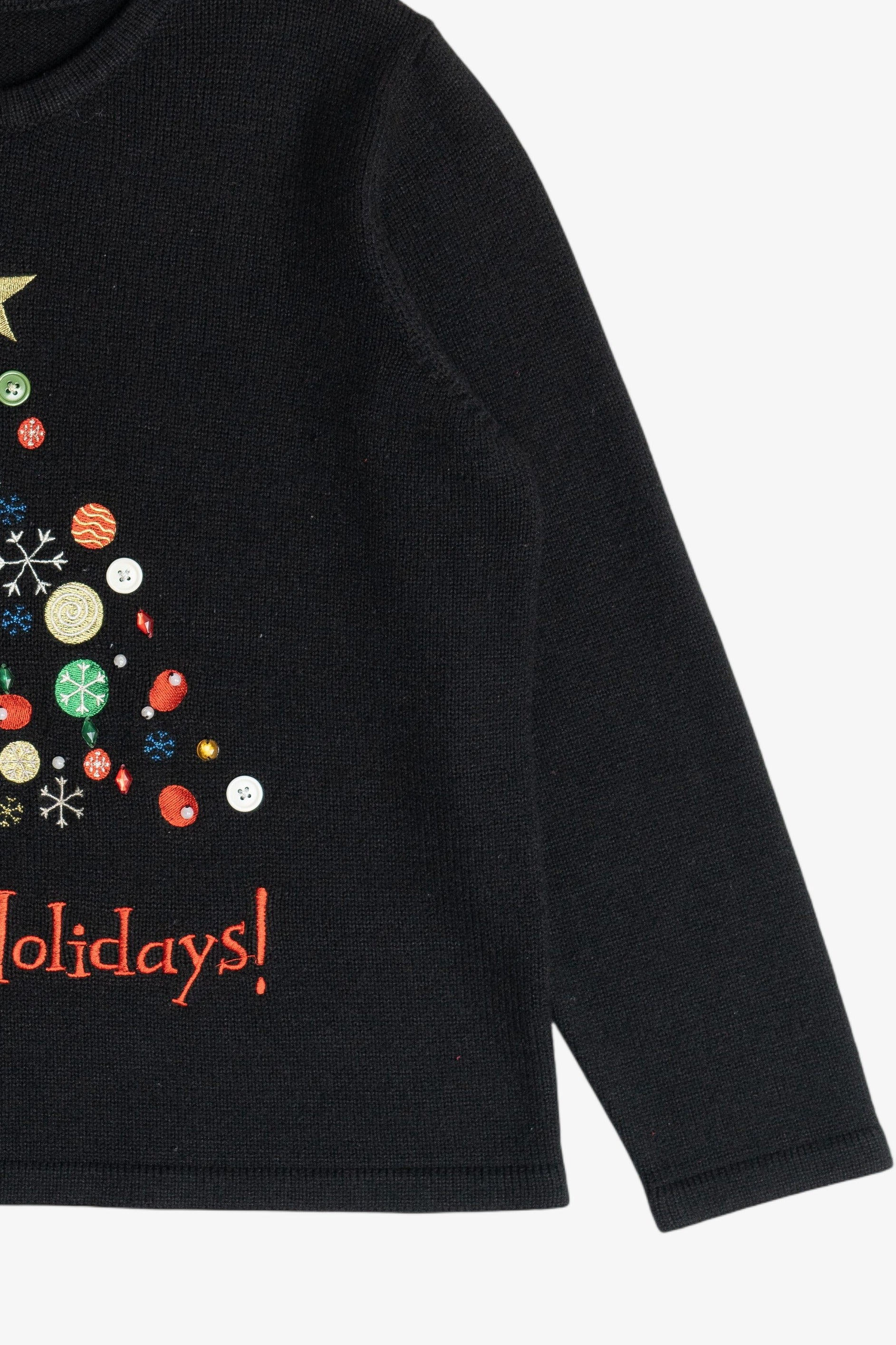 Vintage "Happy Holidays!" Ugly Christmas Sweater (2000s)