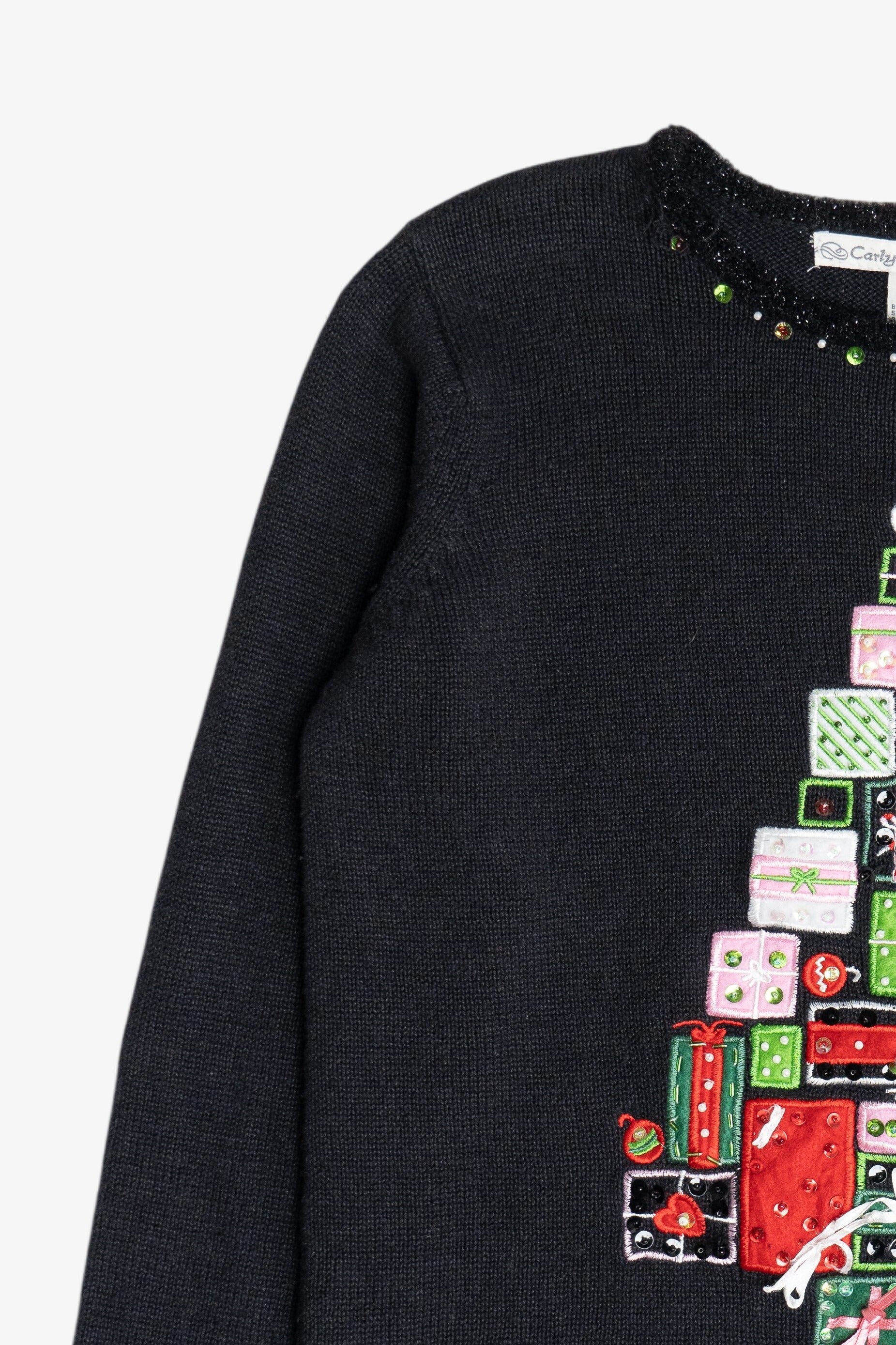 Vintage Carly St. Claire Presents Ugly Christmas Sweater (2000s)