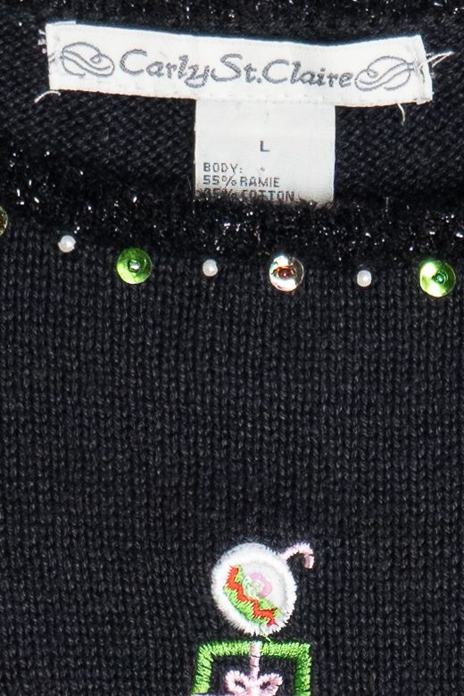 Vintage Carly St. Claire Presents Ugly Christmas Sweater (2000s)