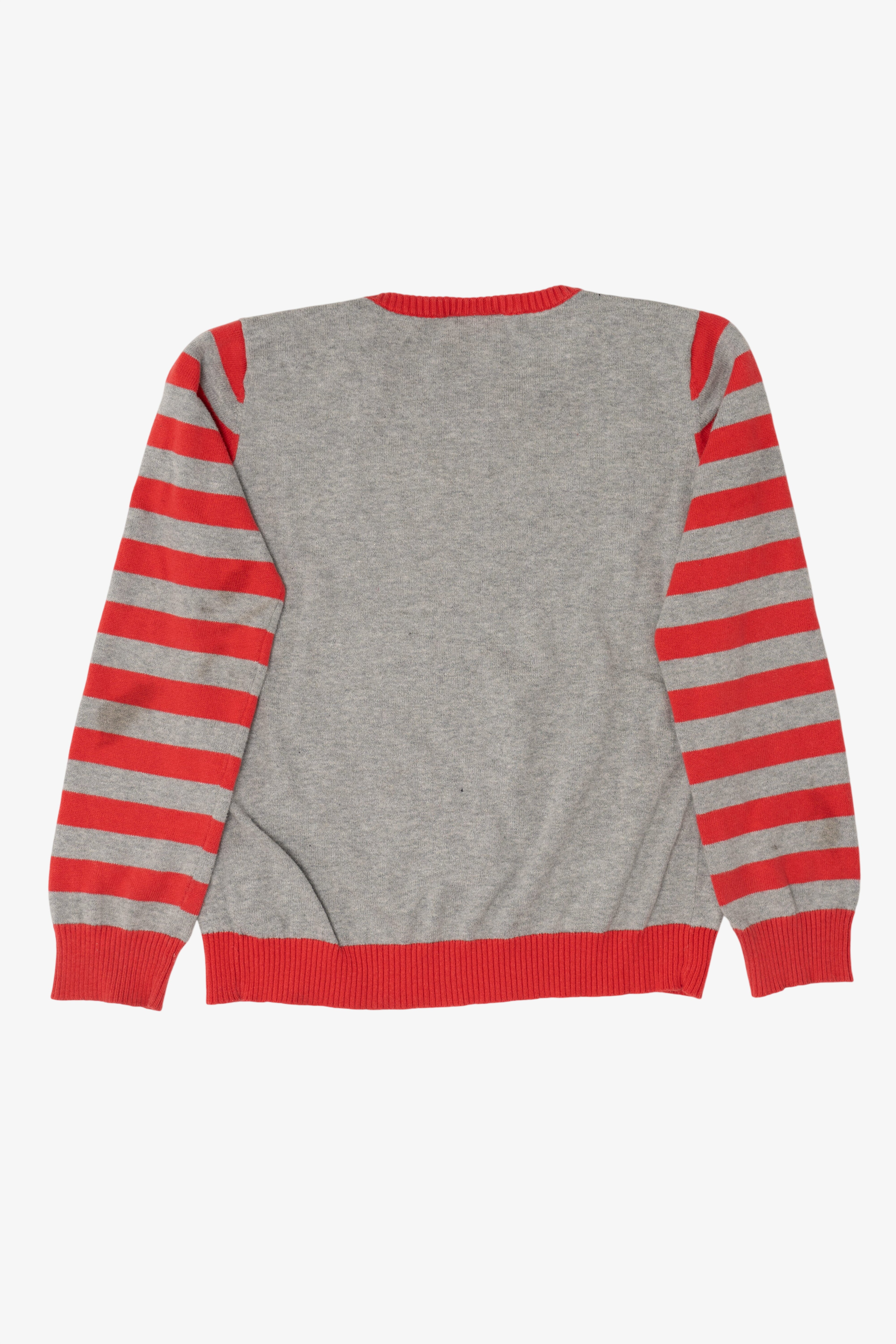 Gray "The Snuggle Is Real" Dogs Ugly Christmas Pullover (2010s)