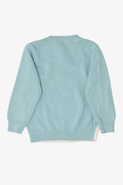 Kids Blue H&M Santa Skiing Ugly Christmas Pullover (2010s)