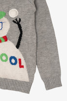 Kids Gray "Mr Cool" Snowmen Ugly Christmas Pullover (2010s)