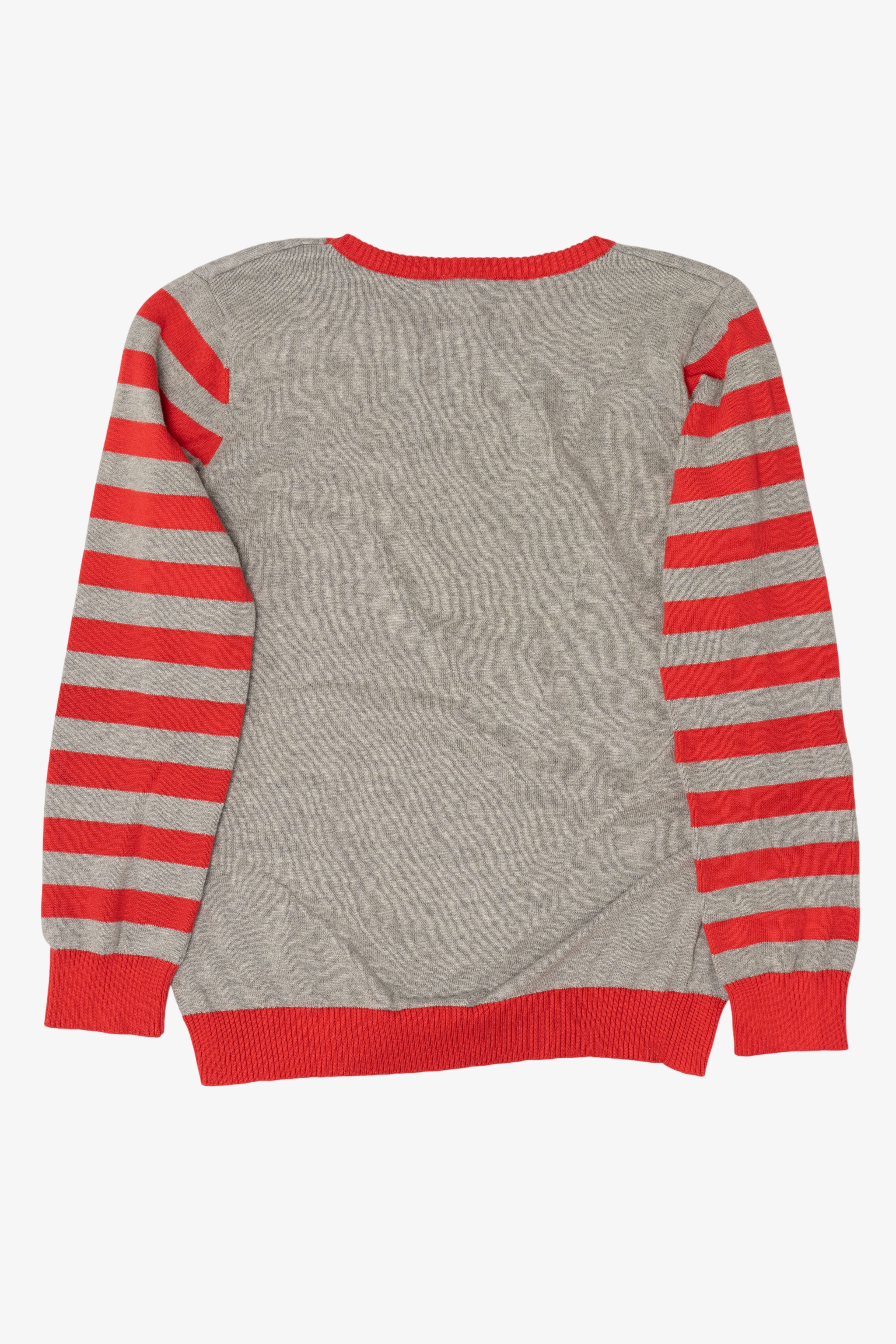 Kids Gray "The Snuggle Is Real" Dogs Ugly Christmas Pullover (2010s)
