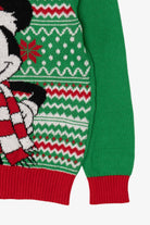 Green Disney Mickey Mouse Ugly Christmas Pullover (2010s)