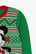 Green Disney Mickey Mouse Ugly Christmas Pullover (2010s)