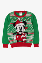 Green Disney Mickey Mouse Ugly Christmas Pullover (2010s)