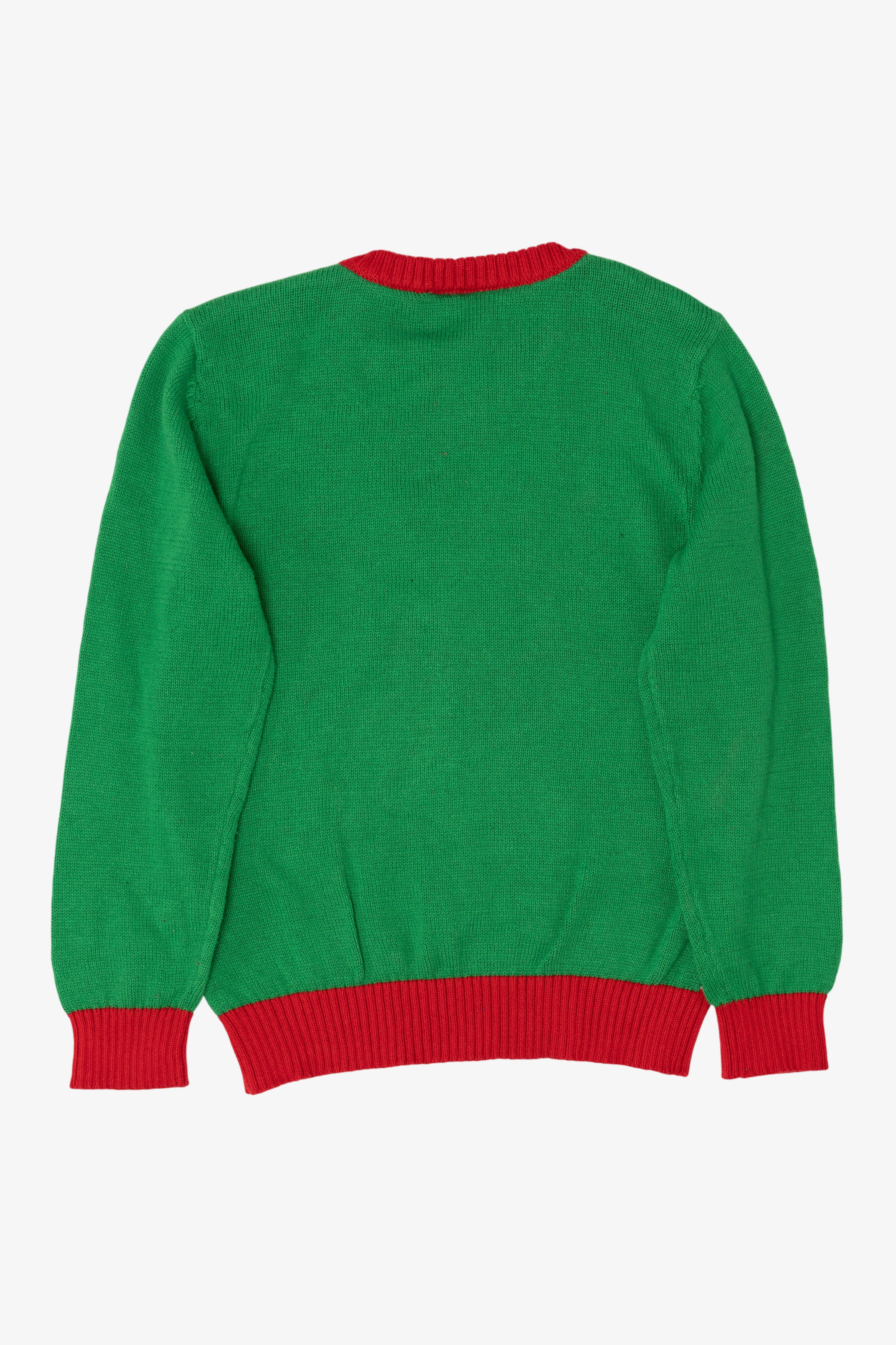Green Disney Mickey Mouse Ugly Christmas Pullover (2010s)