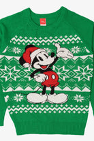 Green Disney Mickey Mouse Ugly Christmas Pullover (2010s)