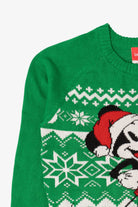 Green Disney Mickey Mouse Ugly Christmas Pullover (2010s)