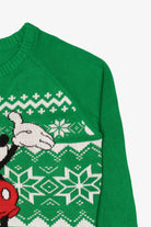 Green Disney Mickey Mouse Ugly Christmas Pullover (2010s)