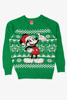 Green Disney Mickey Mouse Ugly Christmas Pullover (2010s)