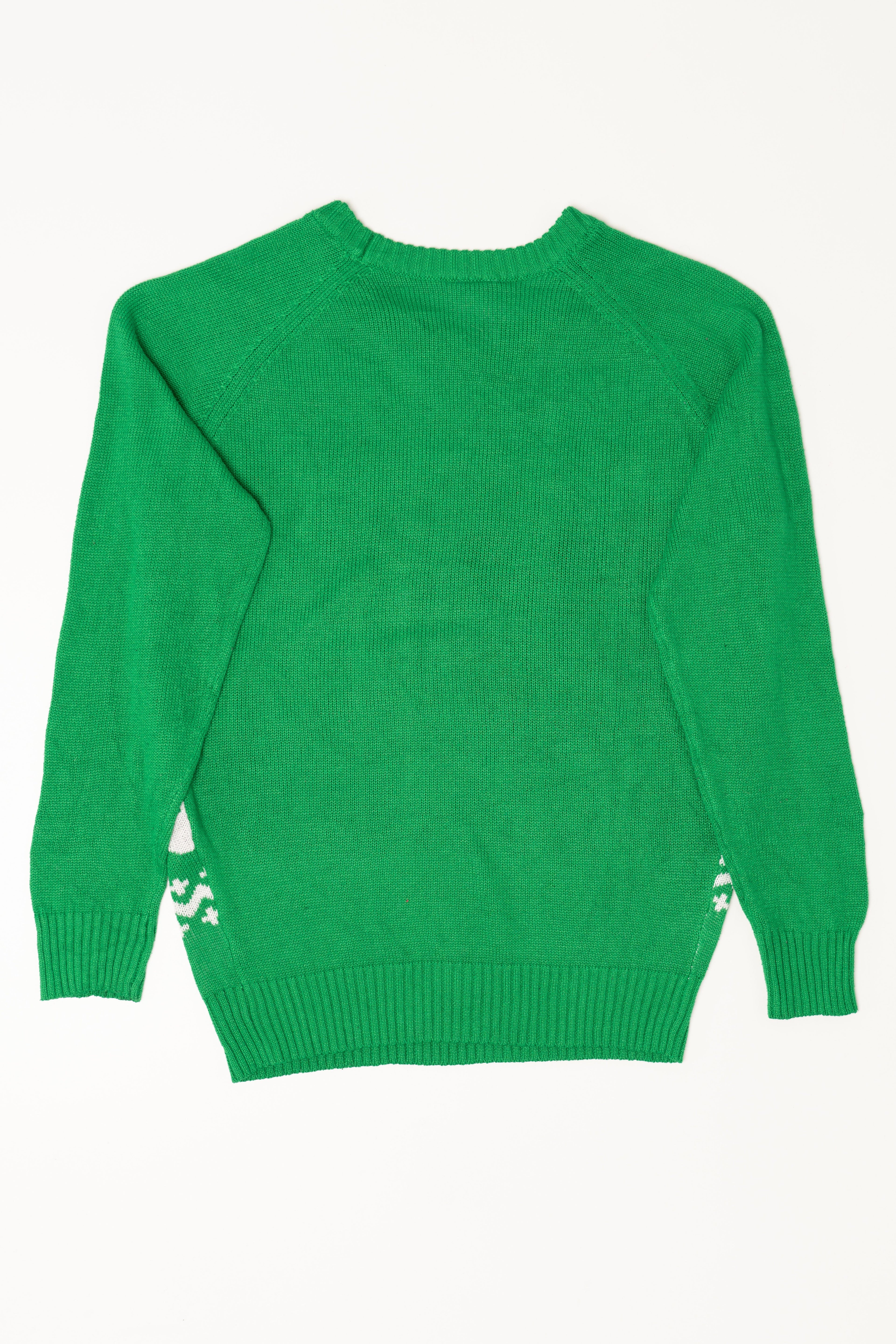Green Disney Mickey Mouse Ugly Christmas Pullover (2010s)