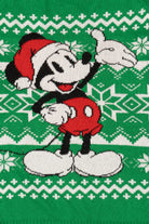 Green Disney Mickey Mouse Ugly Christmas Pullover (2010s)
