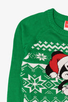 Green Disney Mickey Mouse Ugly Christmas Pullover (2010s)