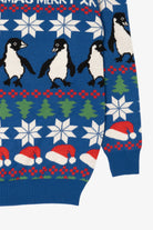 Blue Jake Austin Penguins Ugly Christmas Pullover (2020s)