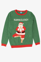 Green Norther Pole Santa "Namasleigh" Ugly Christmas Pullover (2010s)