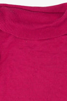 Vintage Hot Pink B.P Design Tree Ugly Christmas Pullover (1990s)