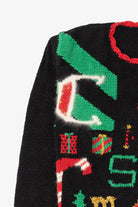 Vintage Black Belle Pointe Ugly Christmas Pullover (1990s)