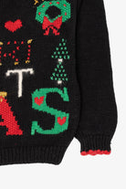 Vintage Black Belle Pointe Ugly Christmas Pullover (1990s)