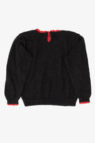 Vintage Black Belle Pointe Ugly Christmas Pullover (1990s)