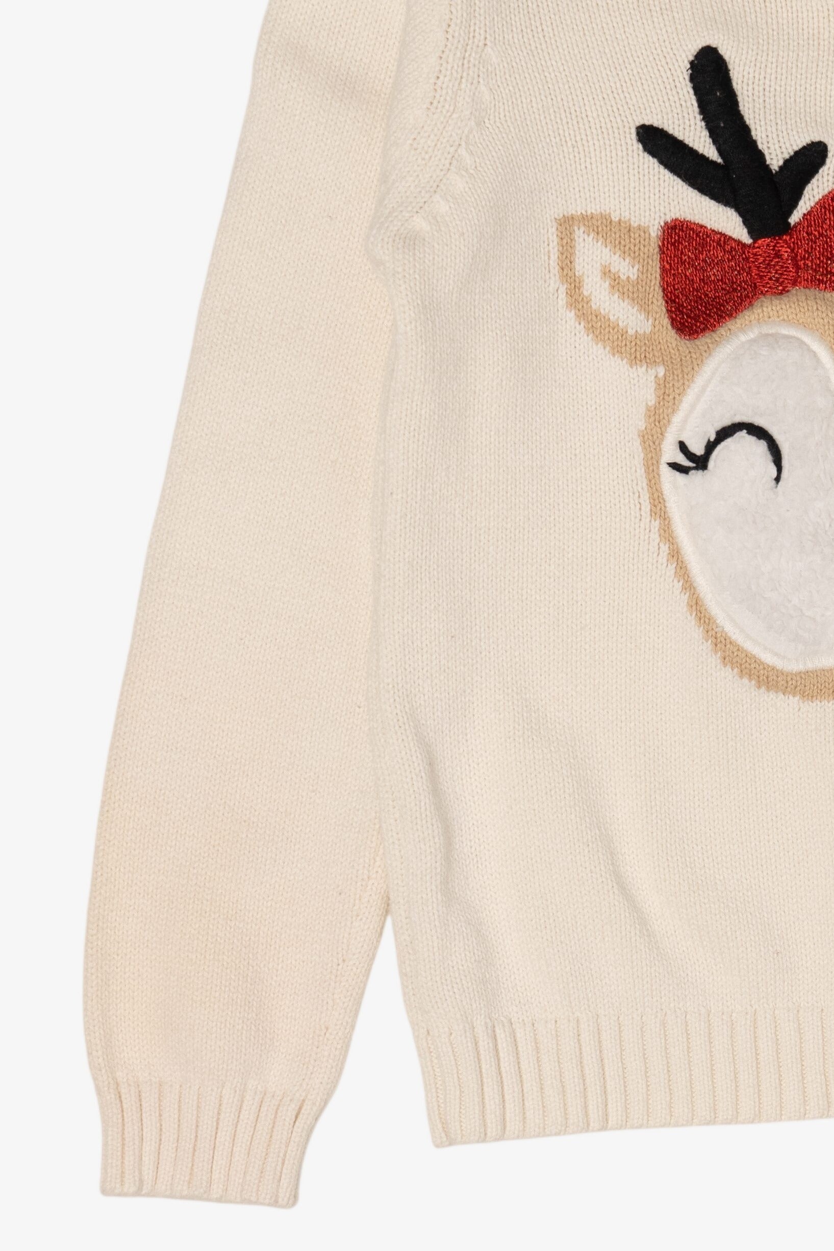 Kids Cute Reindeer Ugly Christmas Pullover (2020s)