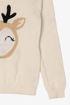 Kids Cute Reindeer Ugly Christmas Pullover (2020s)