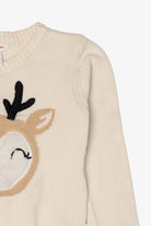 Kids Cute Reindeer Ugly Christmas Pullover (2020s)