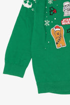 Kids Green Star Wars Ugly Christmas Pullover (2010s)