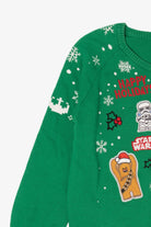 Kids Green Star Wars Ugly Christmas Pullover (2010s)