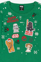Kids Green Star Wars Ugly Christmas Pullover (2010s)
