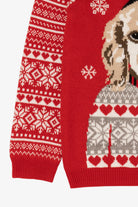 Red Love Christmas Dogs Ugly Pullover (2020s)