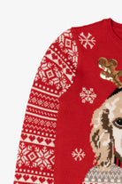 Red Love Christmas Dogs Ugly Pullover (2020s)
