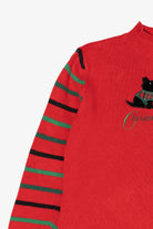 Red Merry & Bright Dogs Ugly Christmas Pullover (2010s)