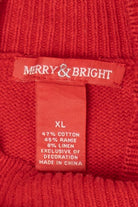 Red Merry & Bright Dogs Ugly Christmas Pullover (2010s)