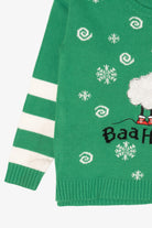Green "Baahumbug" Ugly Christmas Pullover (2010s)