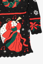 Vintage Black Nutcracker Ugly Christmas Pullover (1990s)