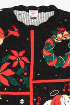 Vintage Black Nutcracker Ugly Christmas Pullover (1990s)