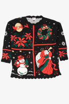 Vintage Black Nutcracker Ugly Christmas Pullover (1990s)