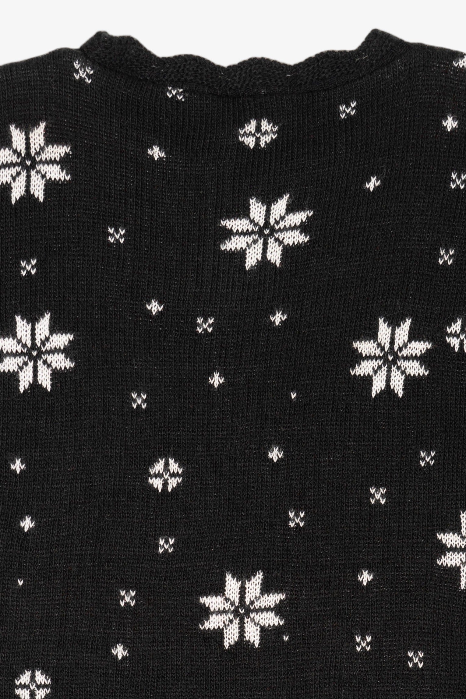 Vintage Black Nutcracker Ugly Christmas Pullover (1990s)