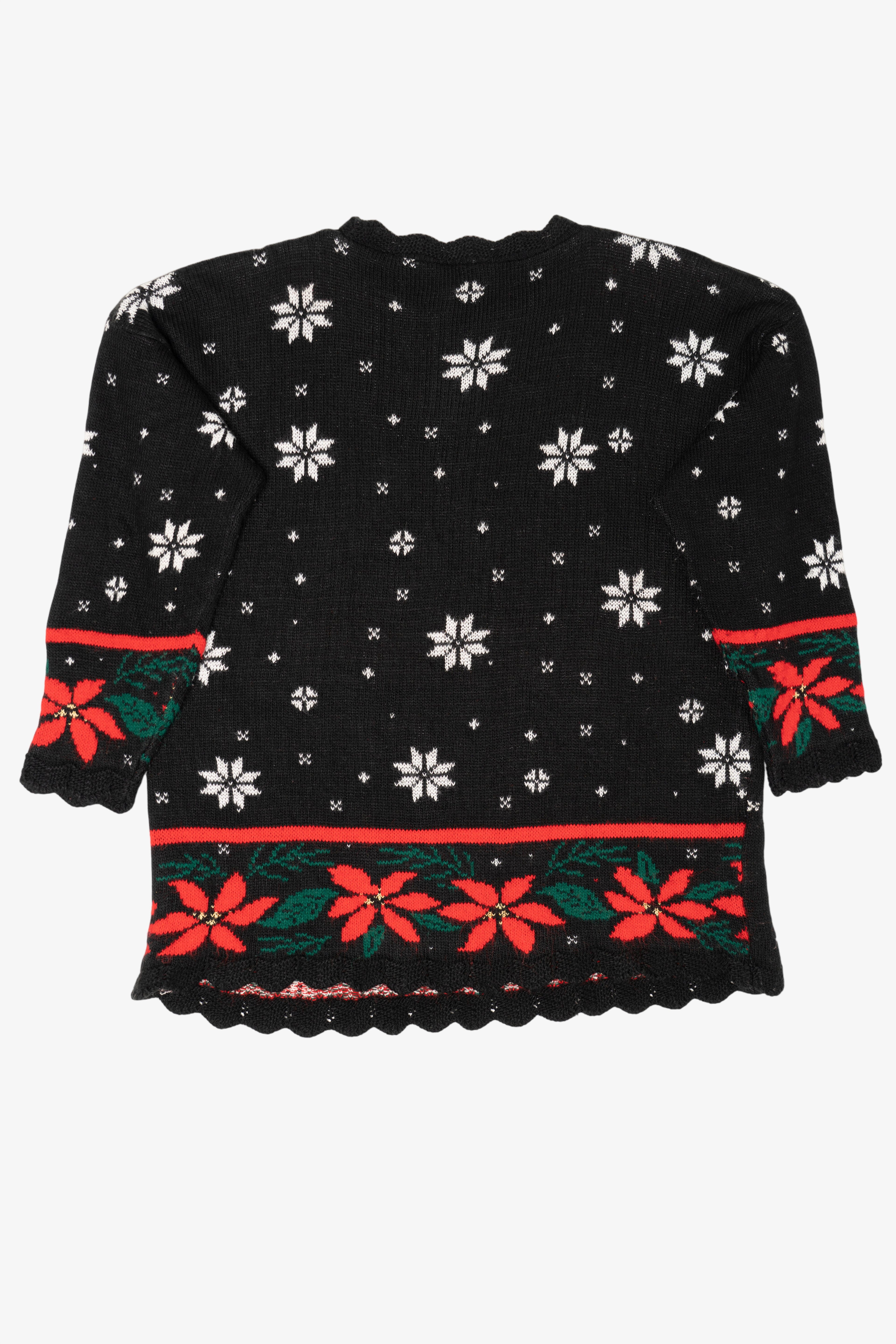 Vintage Black Nutcracker Ugly Christmas Pullover (1990s)