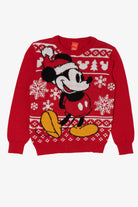 Kids Red Disney Mickey Mouse Ugly Christmas Pullover (2010s)
