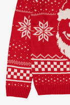 Red Smiley Face Santa Ugly Christmas Pullover (2010s)